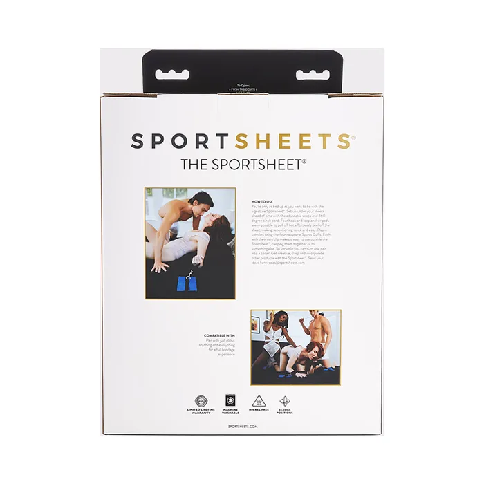 Vibrators Sportsheets SS Bondage Bedsheets King