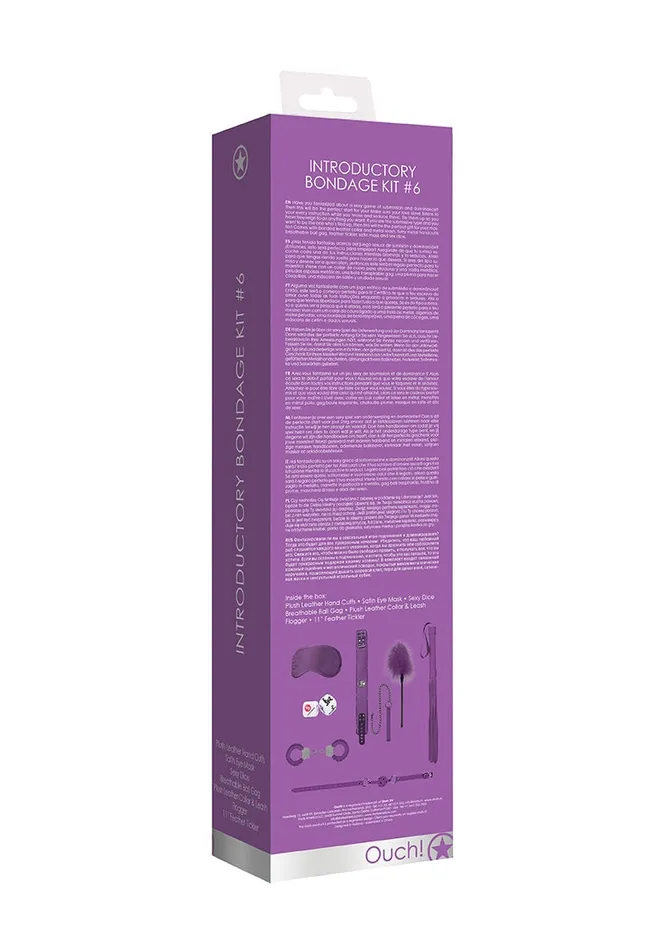 Introductory Bondage Kit 6 Purple Shots America Couples