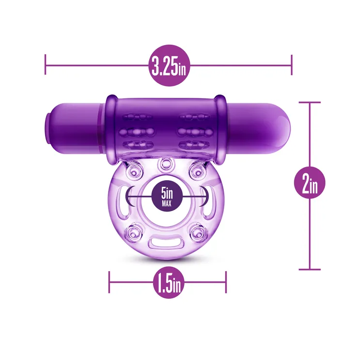 Play With Me Couples Play Vibrating Cock Ring Purple Blush Couples Play With Me Couples Play Vibrating Cock Ring Purple Blush Couples