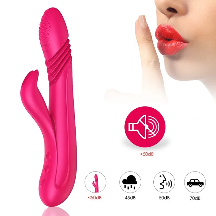 Own Pleasures Female Sex Toys 10 Speed Intelligent Heated Rabbit Rotating Dildo Vibrator