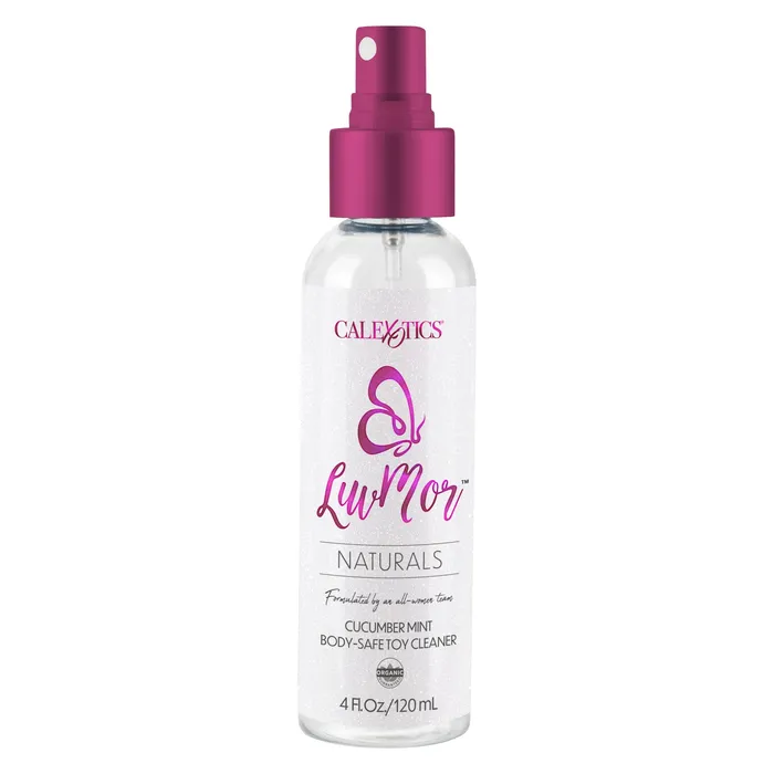 CalExotics Luvmor Naturals Cucumber Mint BodySafe Toy Cleaner 4 Oz Vibrators CalExotics Luvmor Naturals Cucumber Mint BodySafe Toy Cleaner 4 Oz Vibrators