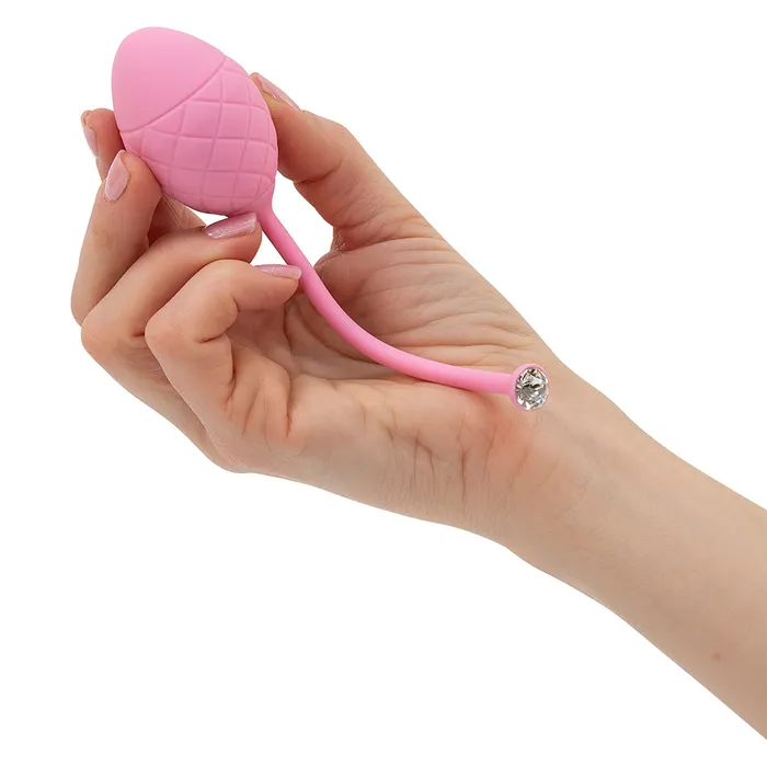 Pillow Talk Pillow Talk FRISKY Luxurious Pleasure Kegel Balls with Swarovski Crystal Pink Female Sex Toys