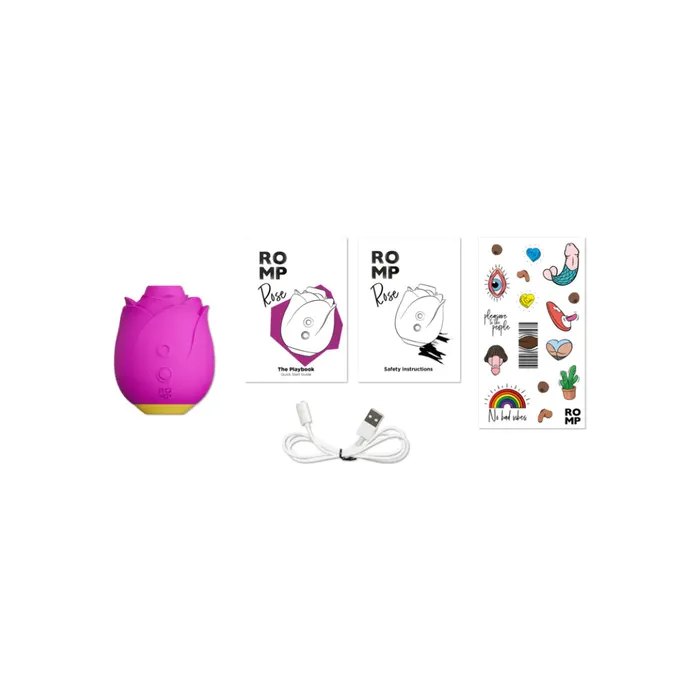 Romp Vibrators Romp Rose Silicone Pleasure Air Vibrator