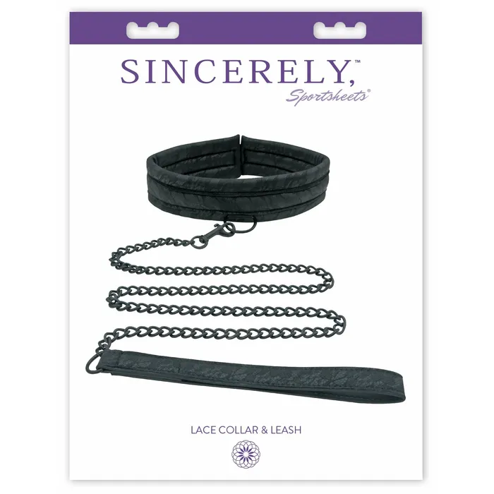 Sincerely Lace Collar Leash Sportsheets Couples Sincerely Lace Collar Leash Sportsheets Couples
