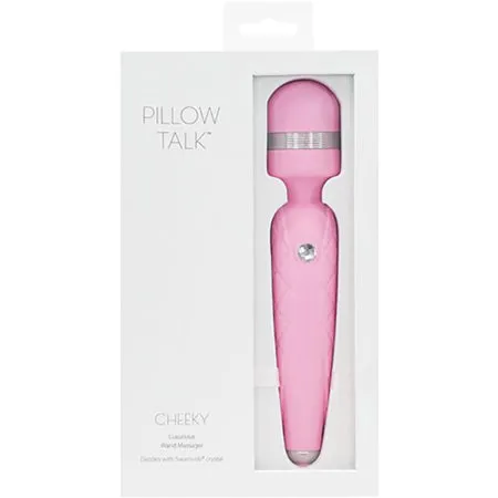 Vibrators Pillow Talk Cheeky Wand Vibrator Teal Pink BMS Factory
