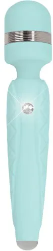 Vibrators Pillow Talk Cheeky Wand Vibrator Teal Pink BMS Factory