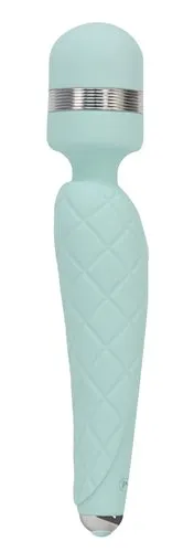 Vibrators Pillow Talk Cheeky Wand Vibrator Teal Pink BMS Factory