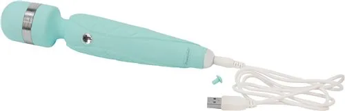 Vibrators Pillow Talk Cheeky Wand Vibrator Teal Pink BMS Factory