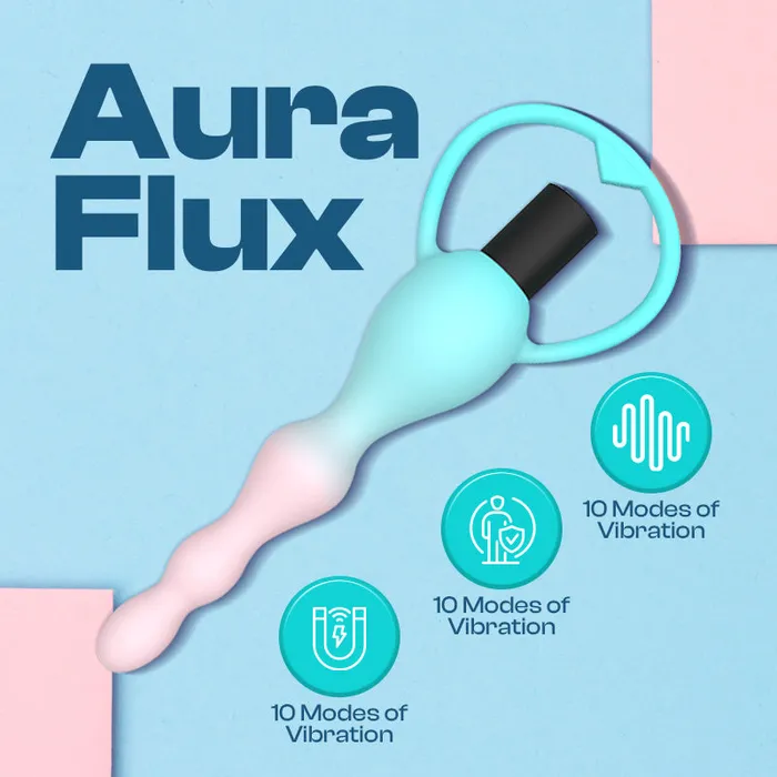 FRISKY BUSINESS SG Male Sex Toys Aura Flux Gradient Vibrating Anal Baton