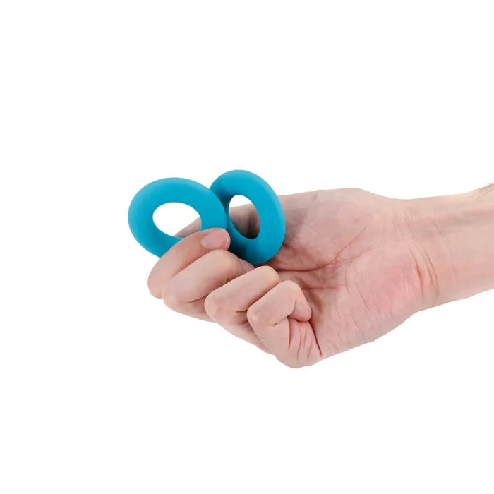 NS Novelties Male Sex Toys Renegade Erectus Silicone Cock Rings Teal