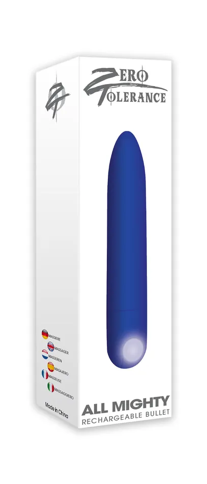 Zero Tolerance All Mighty Rechargeable Bullet Vibrator Evolved Female Sex Toys